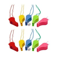 Цветна пластмасова свирка рефер свирки, аплодиращи свирки Детска играчка за спортна фитнес зала