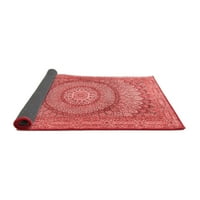 Ahgly Company вътрешен правоъгълник медальон червени традиционни килими, 8 '12'