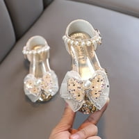 fvwitlyh 18 месеца момиче обувки лък метален перлен чисто камък цвят съвпадение на градиент пролетни обувки момичета тенис обувки размер 13