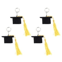 Абитуриентски шапки Keychain Mini Doctor Hat Key Key Ring Graduation Cage Decoration
