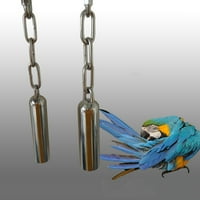 Mairbeon Parrot от неръждаема стомана камбани папаракета за люлка Cage Birds вериги висящи играчки