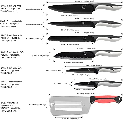 XYJ Автентичен От 1986 г., Професионални Комплекти Ножове за готвачи, Кухненски Ножове с Чанта, Калъф, Ножица, Нож за Рязане