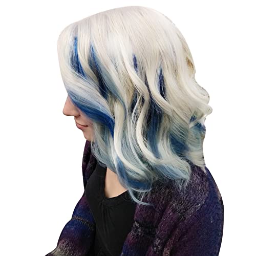 【Спестете повече】Easyouth Two Pack Tap in косата от Истински Човешки коси # 1000 и # Синьо 16 + 18 инча