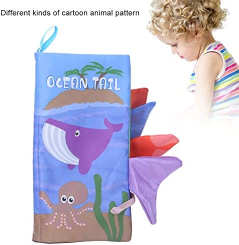 Jopwkuin Детска Тъканта на Книгата, Моющаяся на Тъканта, за Награда от Ярки Цветове, Безопасни за Развитие на Сетивните Усещания, Без мирис, за ранно обучение на бебетат