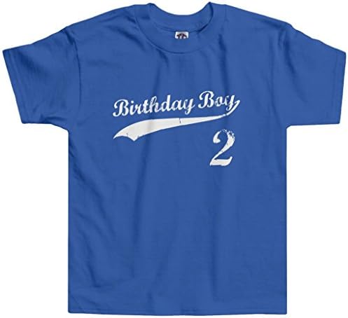 Тениска за деца Threadrock Little Boys ' Birthday Boy 2-Годишно Момче