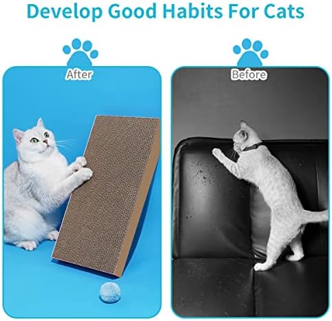 YULOYI Котешка Когтеточка 3 Опаковки за Домашни котки, Котешка Когтеточка Поддържа форма котки и защитава вашите мебели