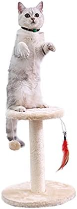 Когтеточка за котки Котешки Дърво с Натурални Сизалевыми Когтеточками Платформа за Котешки Активност Кула за Мебели с Извънбордов