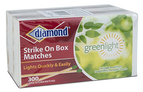 Диамантена зелена Светлина на кутията Кибрит, 300 броя (опаковка от 2 броя)