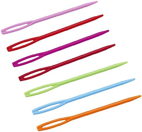 Zonster Опаковка от 40 Многоцветни детски пластмасови игли с дължина 7 виж за шиене, Binky и Гоблени