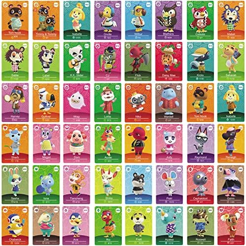 80шт мини-карти NFC Съвместими с карти, Animal Crossing New Horizons Серия 1-5