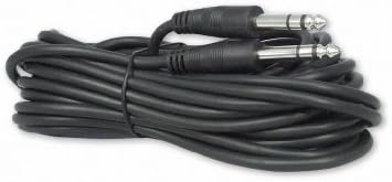 В магазина кабели се съхранява 25-крак стереокабель за слушалки 1/4 инча (6,3 mm)