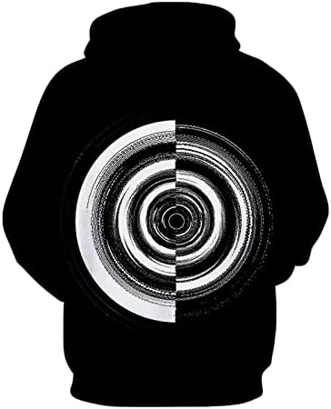 Модерен Пуловер с качулка за Мъже Casual Свободен Уличен Пуловер, Топ, Моющаяся Памучен Hoody С Качулка На съвсем малък