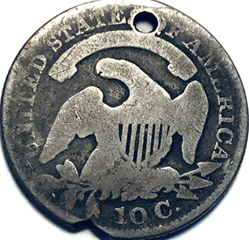 Бюст 1836 Р, Гарнирани С Малка Сребърна Десятицентовиковой Монета, Продавачът Добър