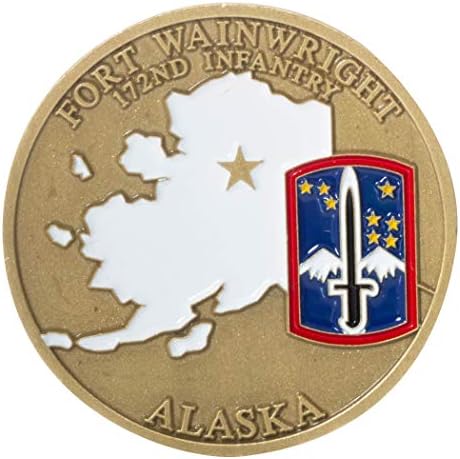 Монета на Повикване 172 - ра пехотна дивизия на Армията на Съединените Щати Форт Уейнрайт