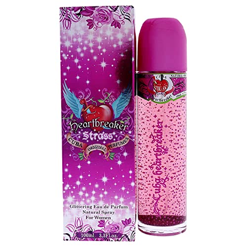 Cuba парфюми Strass Сърцеразбивач От Eau De Parfum Spray 3,4 Грама Парфюмерийната вода-Спрей