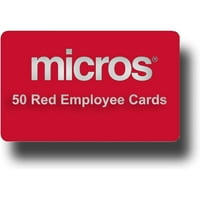Red Micros Manager Cards - Micros Red Management Id Card