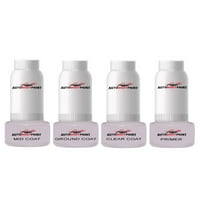 Докоснете Basecoat Plus Clearcoat Plus Primer Spray Paint Kit, съвместим с бяла платина Pearl Mkz Lincoln