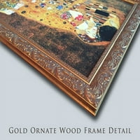 Проучване в Ориндж Каунти, Нюйоркски златен богато украсен дървен рамкиране на платно от Дейвид Джонсън