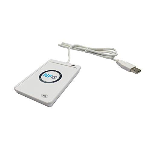 ETEKJOY ACR122U NFC RFID 13,56 Mhz Безконтактен Четец за смарт карти Сценарист с USB-кабел, SDK, 5X Записываемая IC карта
