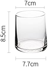 Комплект стъклени чаши PEVSCO от 6 Стъклени чаши Премиум-клас за вода, напитки и коктейли Прозрачни Стъклени Чаши са напълно