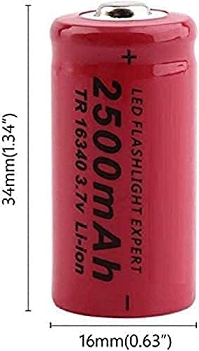 XHQI 16340 3,7 2500 mah Литиево-йонна батерия за Vl123A Dl123A 5018Lc cr123a lithium Cr17345 K123A, 8 бр.