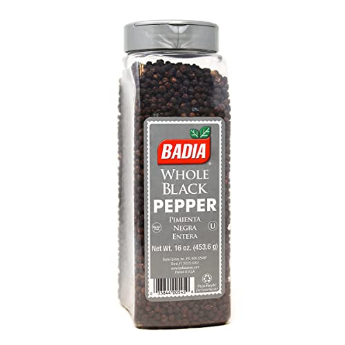 Черен пипер на Badia едно парче, 16 унции (опаковка от 6 броя)