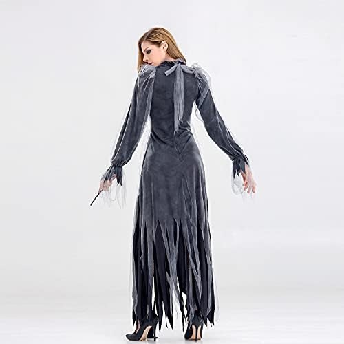 Дамски костюми WYTong В готически Стил, Костюми на Вещици, Призрак на Смъртта на Хелоуин, Празнична Дрехи, Облекло-дъждобран