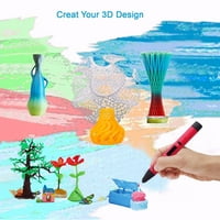 Цветове 3D PEN PLA FILAMY, MINTUNG FILAMY за 3D химикалка с висок точен диаметър, крака 3D писалка 3D принтер Филамент зареждане.