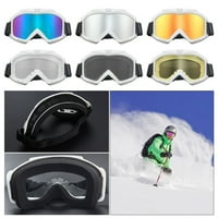Нова зимна ветровитна рамка за обективи на открито спортни очила очила мото колоездене ски очила Сноковете сребро