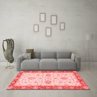 Ahgly Company Indoor Rectangle Oriental Red Traditional Area Rugs, 2 '3'